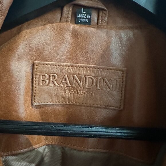 Brandini Men's Leather Jacket - Picture 2 of 6